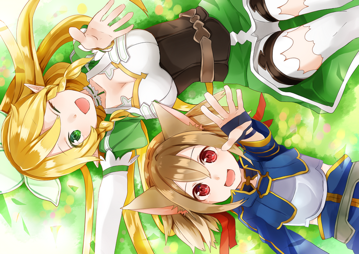 Asuna and Leafa from Sword Art Online