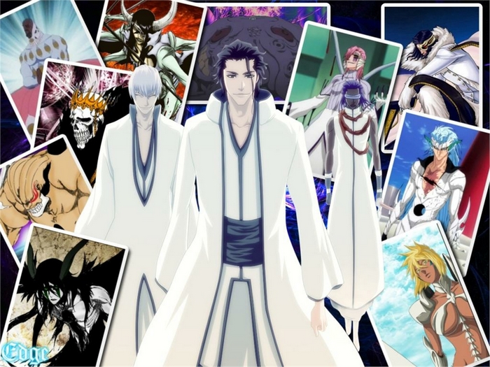 Bleach characters in a collage