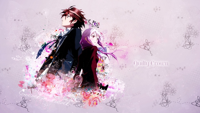 Shu Ouma and Inori Yuzuriha from Guilty Crown