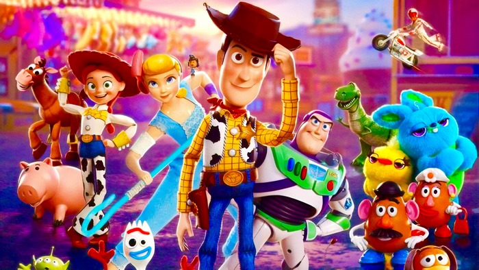 Woody and friends from Toy Story