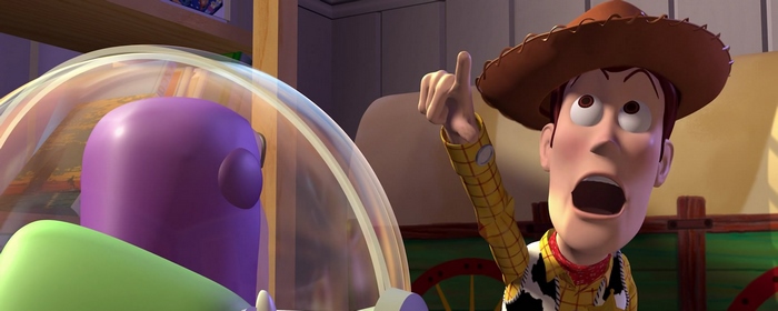 Woody and Buzz Lightyear from Toy Story