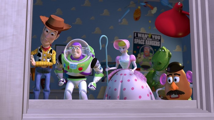 Woody and friends from Toy Story