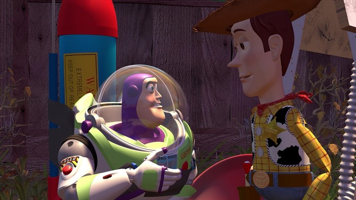 Buzz Lightyear and Woody from Toy Story