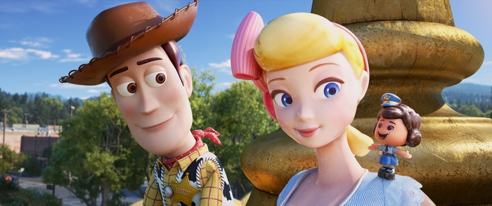Woody and Bo Peep from Toy Story