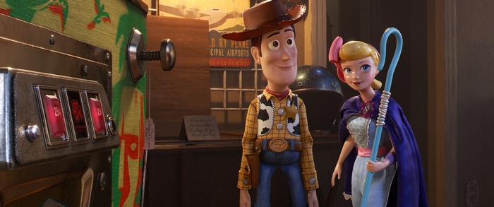 Woody and Bo Peep from Toy Story