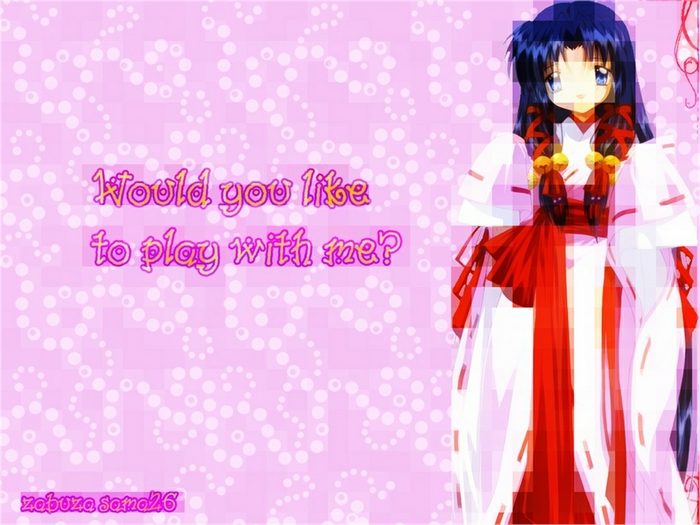 Anime girl in white and red outfit
