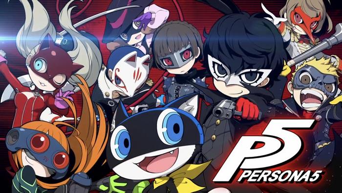 Persona 5 characters in chibi art style