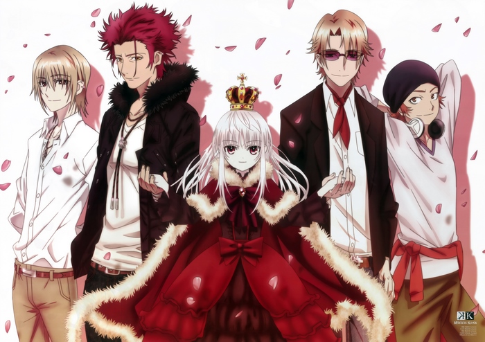 K-Project characters with Mikoto Suoh