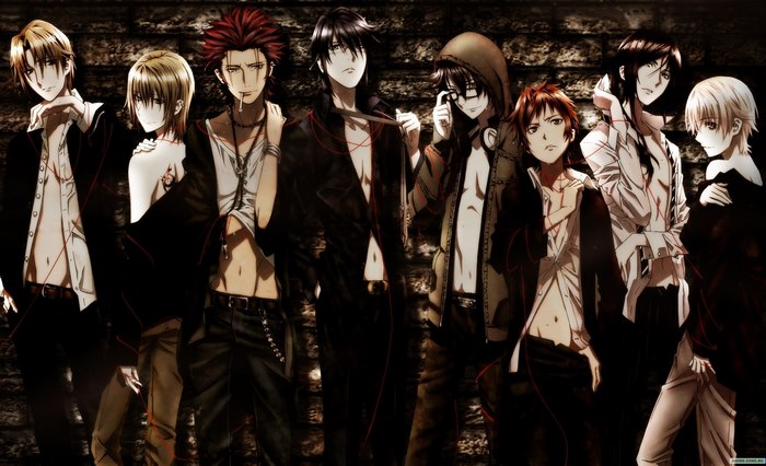 K Project characters standing together