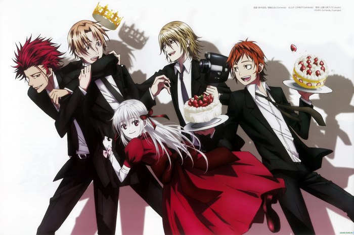 K-Project characters with cakes