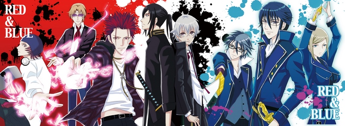 K Project Red & Blue characters