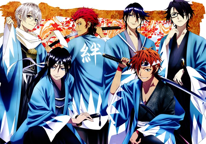Group of men from K Project