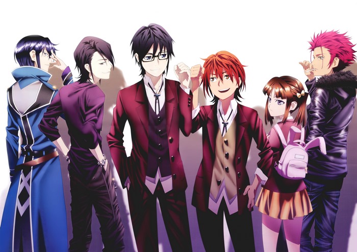 Group of anime characters