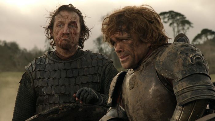 Bronn and Tyrion Lannister from Game of Thrones