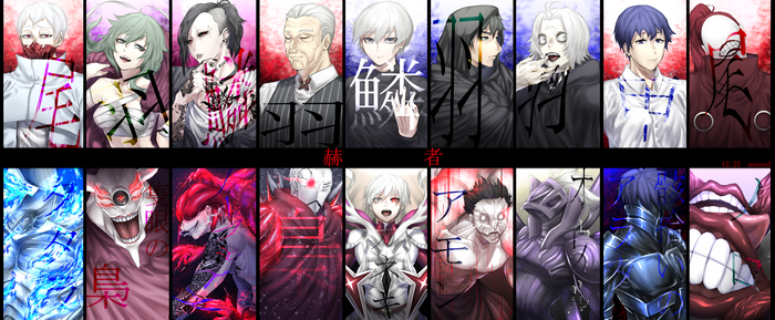 Characters from Tokyo Ghoul