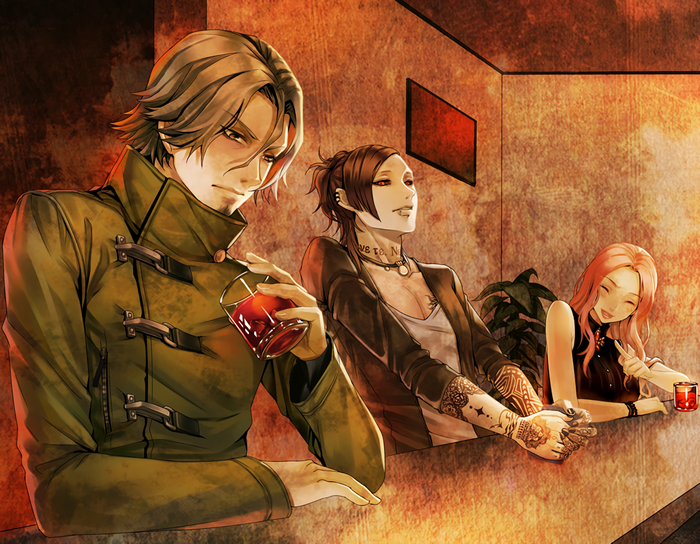 Uta from Tokyo Ghoul at a bar