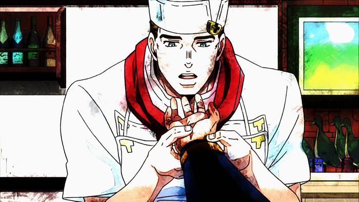Okuyasu Nijimura from JoJo's Bizarre Adventure