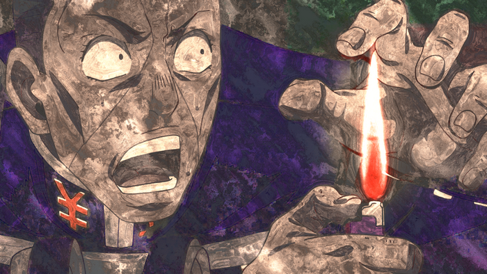 Okuyasu Nijimura from JoJo's Bizarre Adventure