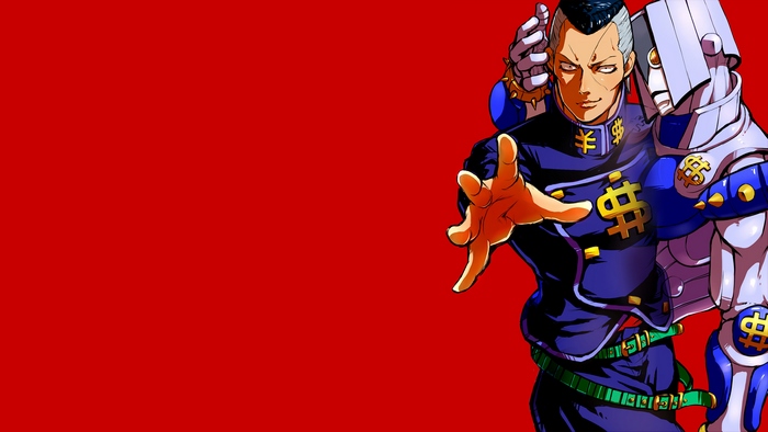 Okuyasu Nijimura and The Hand from JoJo's Bizarre Adventure