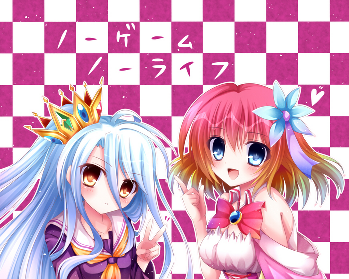 Shiro and Stephanie from No Game No Life