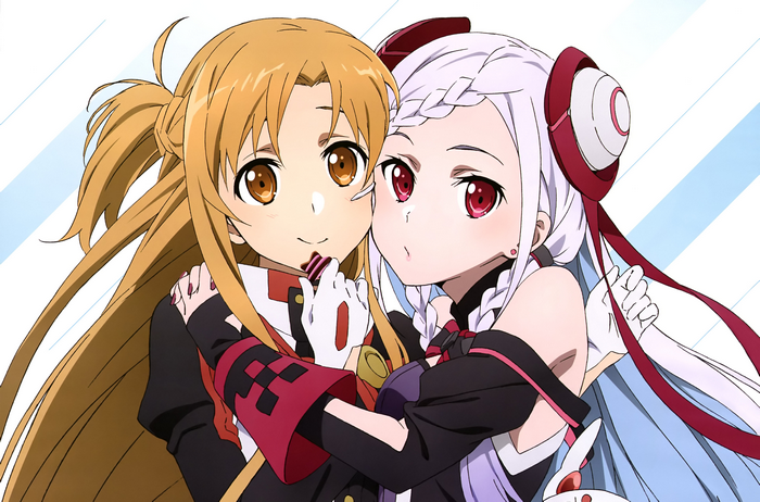 Asuna and Yuna from Sword Art Online