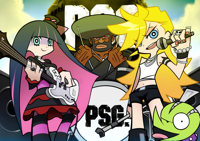 Panty and Stocking with Garterbelt band