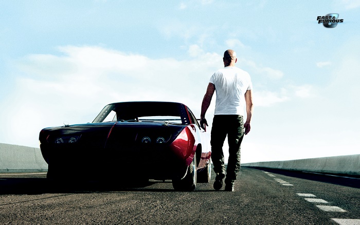 Dominic Toretto from Fast & Furious with a car