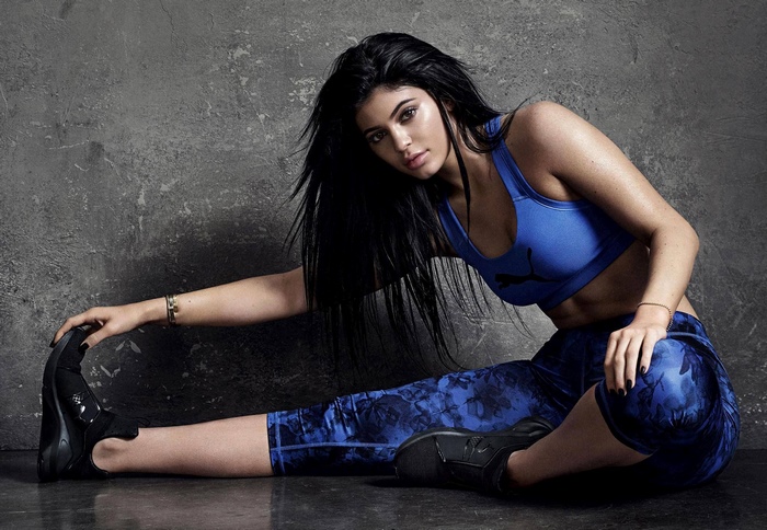 Kylie Jenner in Puma athletic wear