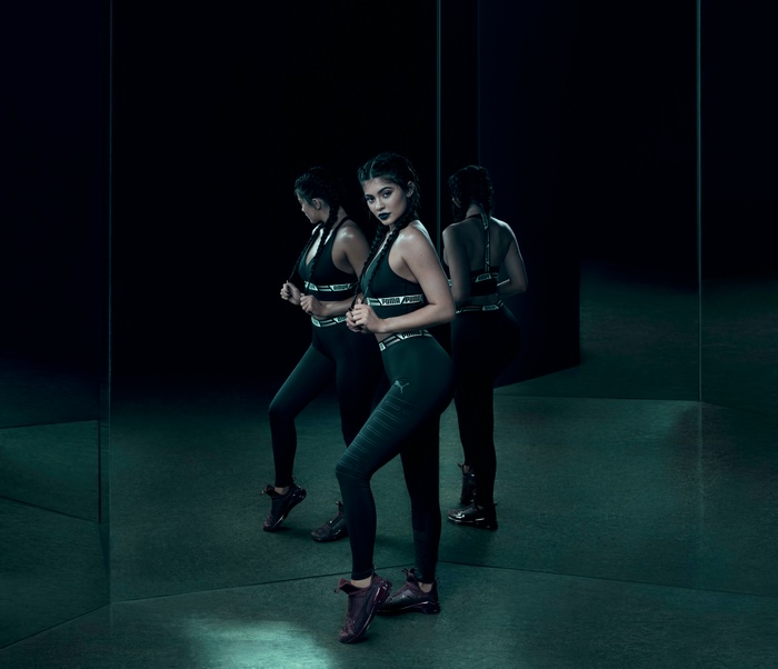 Kylie Jenner in Puma athletic wear