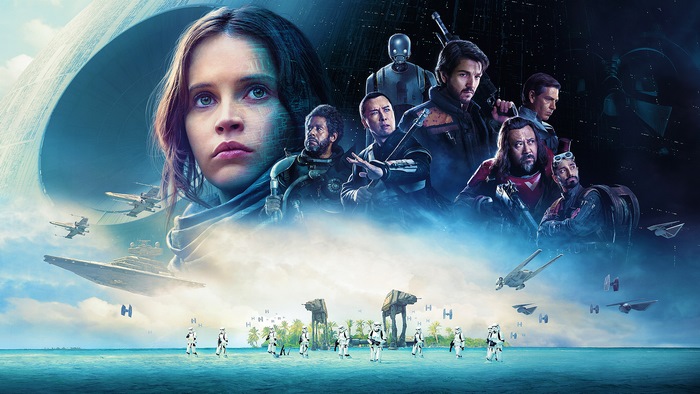 Jyn Erso and crew from Rogue One: A Star Wars Story