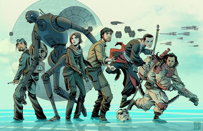 Rogue One: A Star Wars Story characters and Death Star