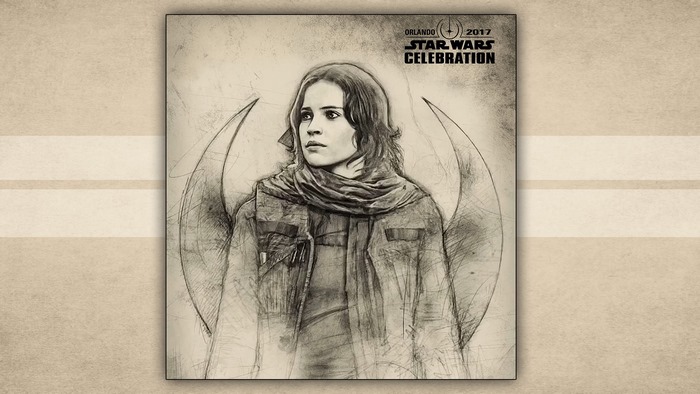 Jyn Erso from Star Wars Celebration Orlando 2017