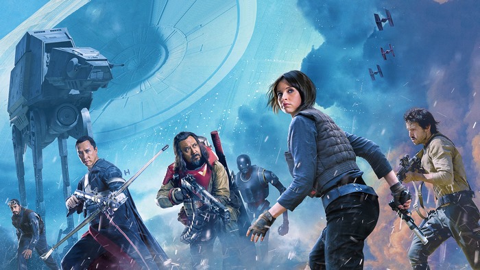 Jyn Erso and allies from Rogue One: A Star Wars Story
