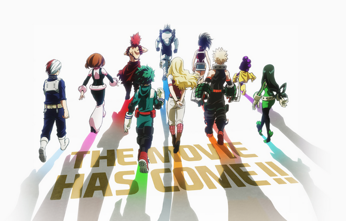 My Hero Academia characters walking forward