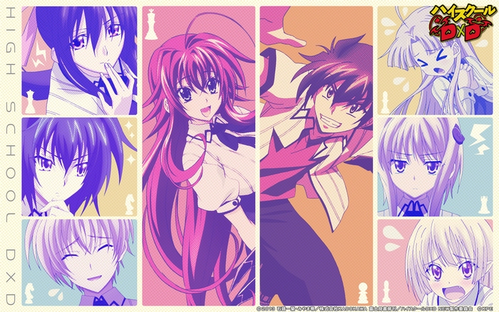 High School DxD Characters Collage