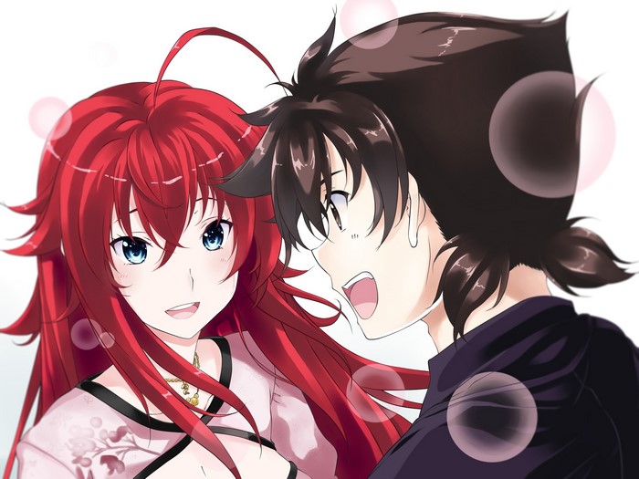 Rias Gremory and Issei Hyoudou