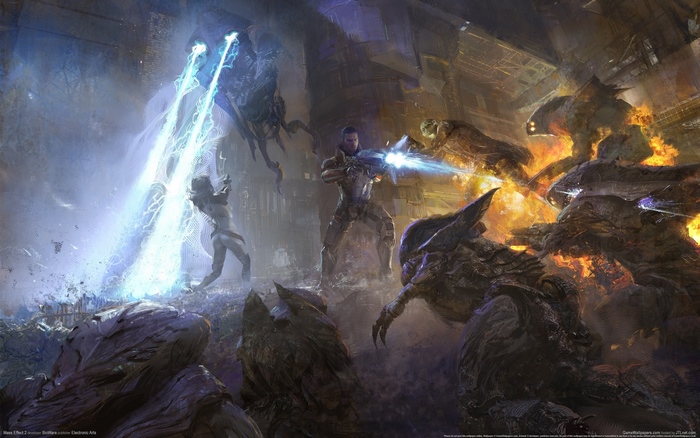Mass Effect 2: Battle Scene