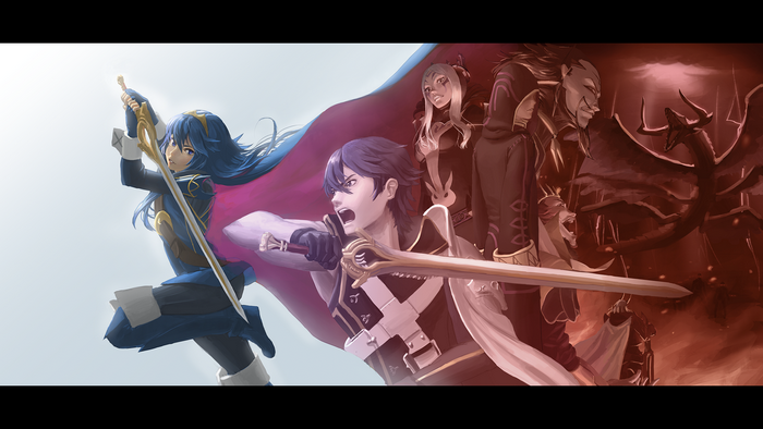 Lucina and Chrom from Fire Emblem