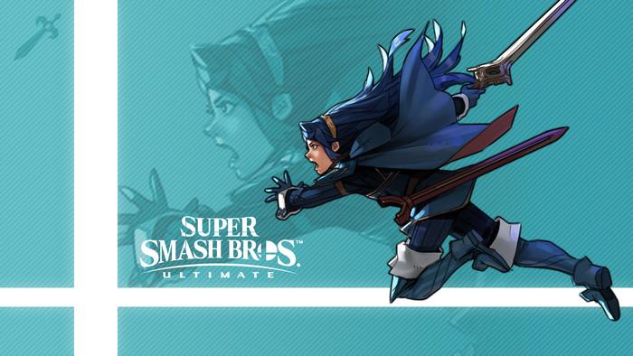 Lucina from Fire Emblem in Super Smash Bros. Ultimate