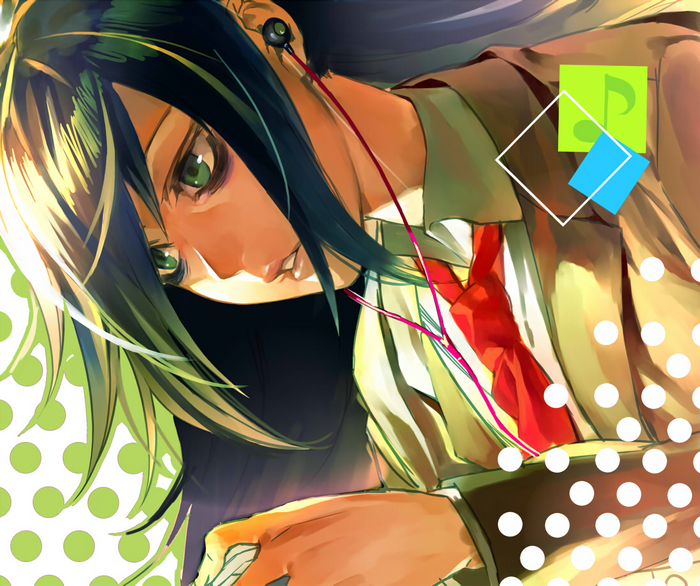 Tomoko Kuroki with headphones