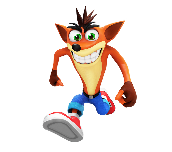 Crash Bandicoot running