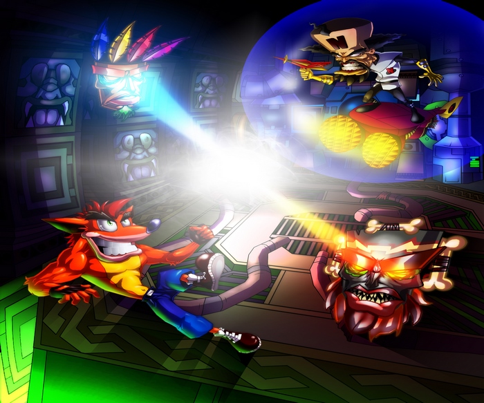 Crash Bandicoot vs. Doctor Neo Cortex