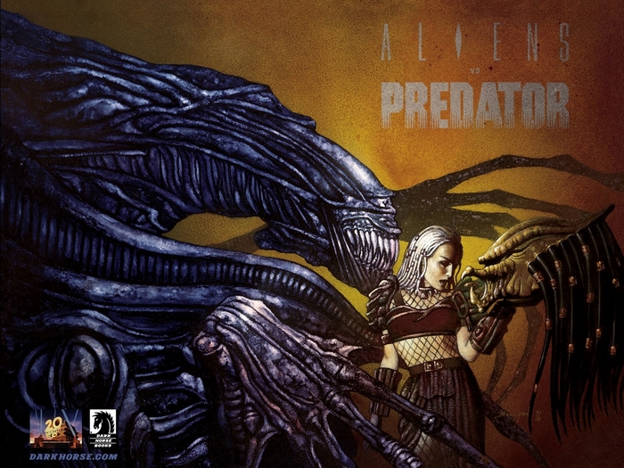 Aliens vs Predator with Xenomorph and Predator