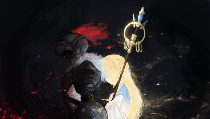 Priestess and Goblin Slayer from Goblin Slayer