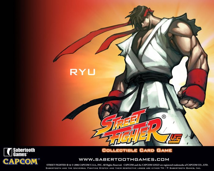 Ryu from Street Fighter Collectible Card Game