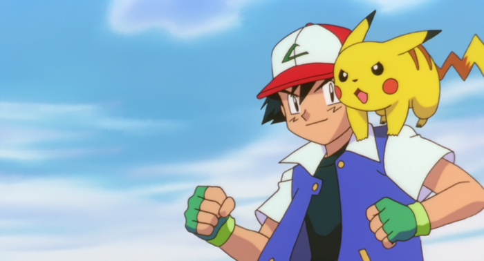 Ash Ketchum and Pikachu from Pokémon