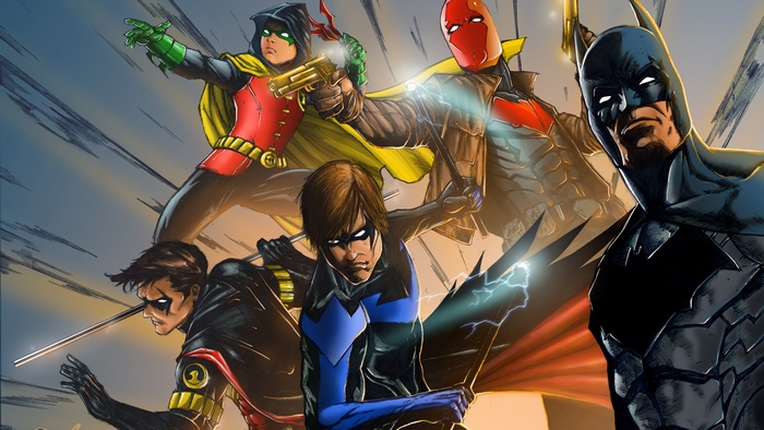 Batman and Robins from DC Comics