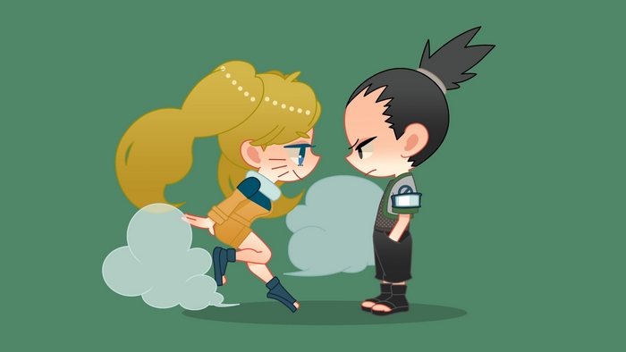 Naruto and Shikamaru from Naruto