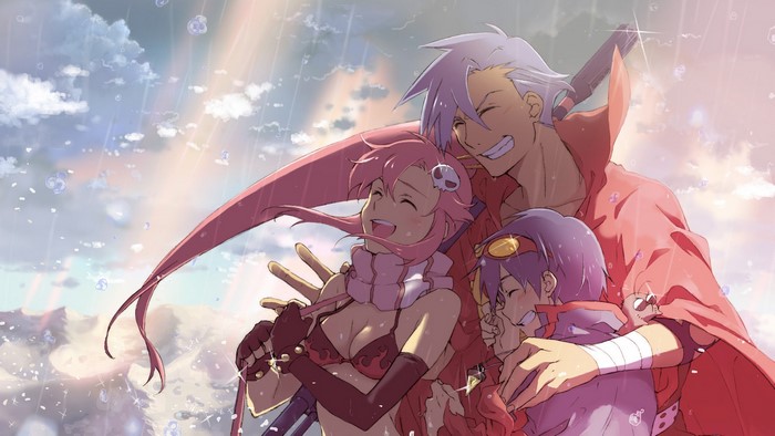 Simon and Yoko from Tengen Toppa Gurren Lagann