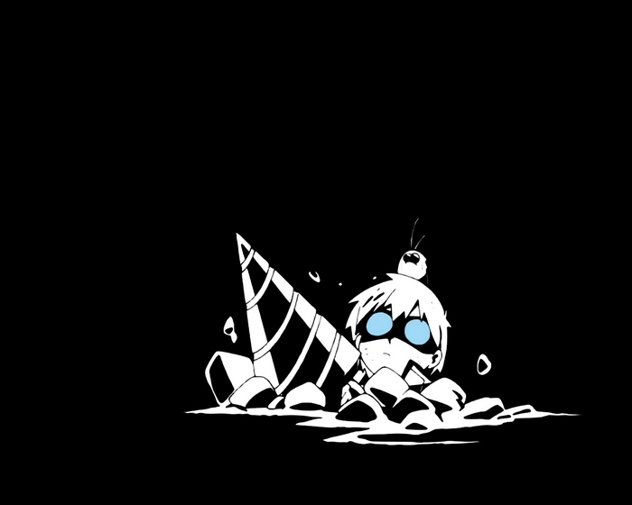 Simon from Tengen Toppa Gurren Lagann with a drill